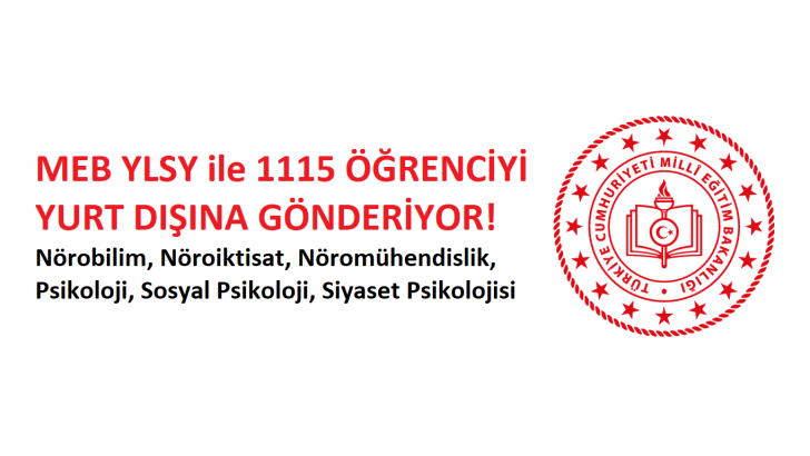 MEB 1115 Öğrenciyi YLSY Bursuyla Yurtdışına Gönderiyor!
