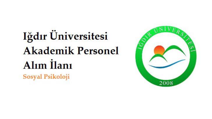 Iğdır Üniversitesi Akademik Personel İlanı