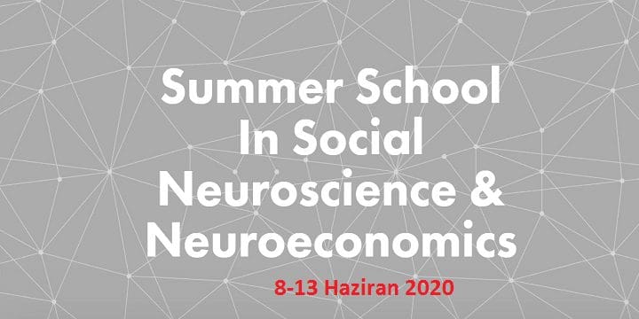 [EĞİTİM]  Sosyal Nörobilim ve Nöroekonomi Yaz Okulu 2020