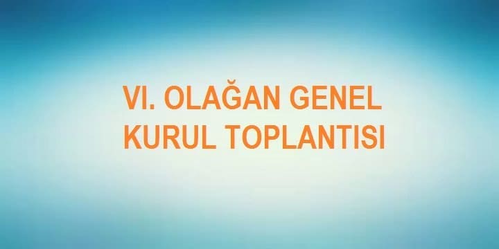 VI. Olağan Genel Kurul Toplantısı